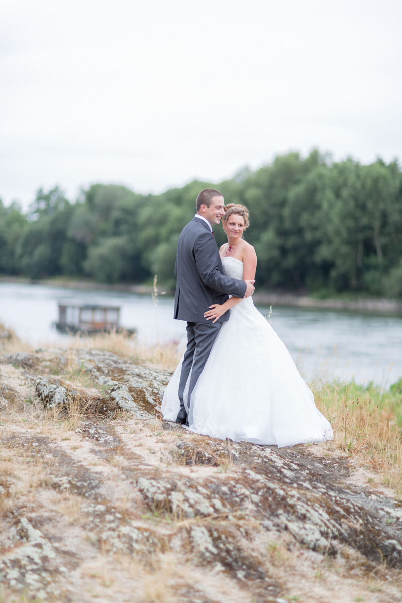 Séance couple au bord de Loire