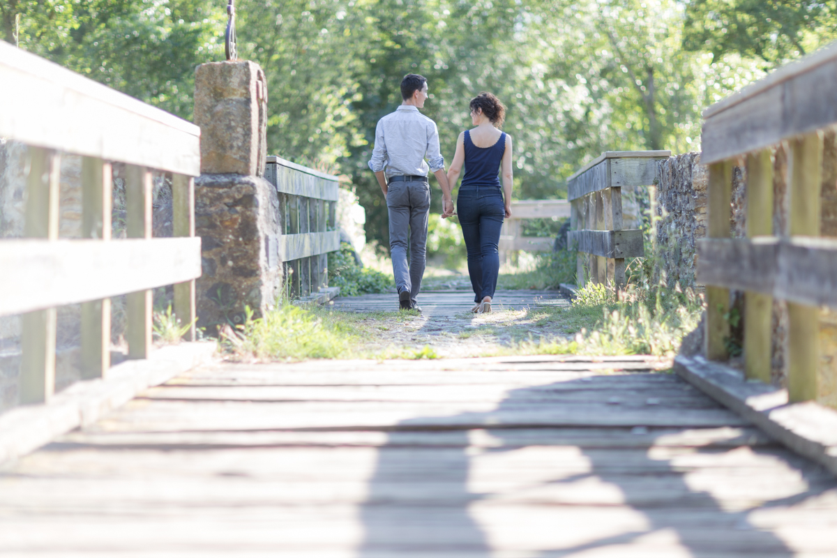 Vieux pont en bois