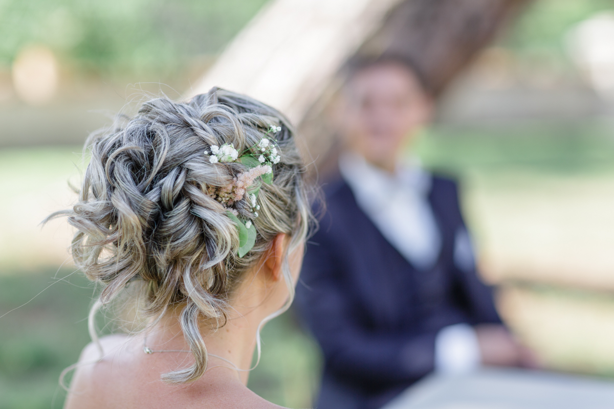 coiffure de la mariée