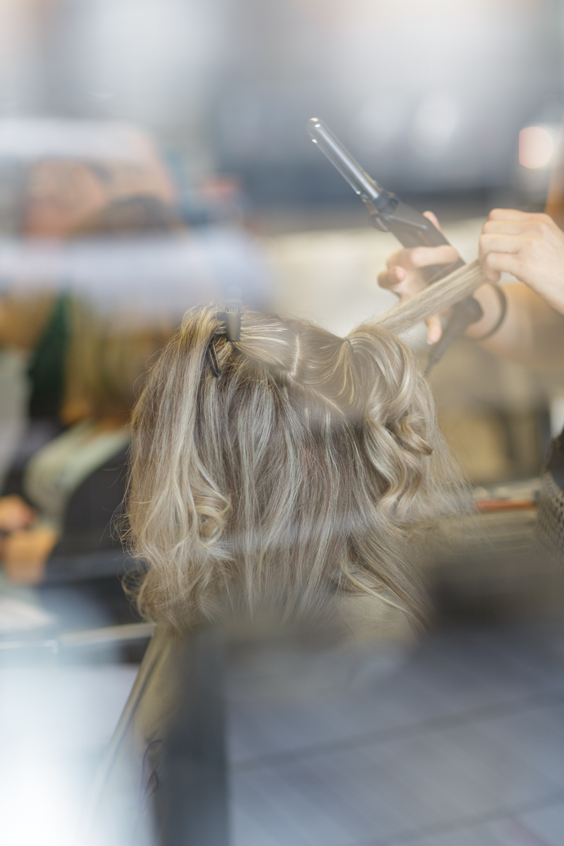 coiffure de la mariée